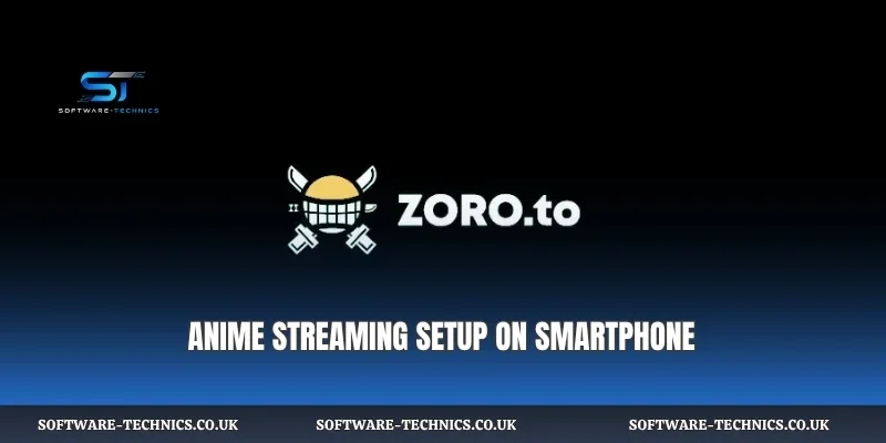 Anime streaming setup on smartphone