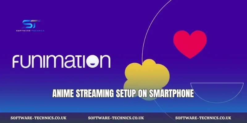 Anime streaming setup on smartphone
