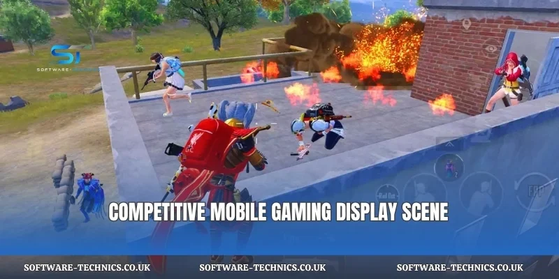 Competitive mobile gaming display scene