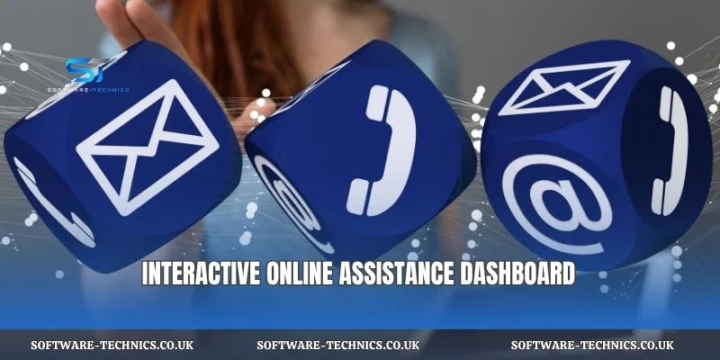Interactive online assistance dashboard