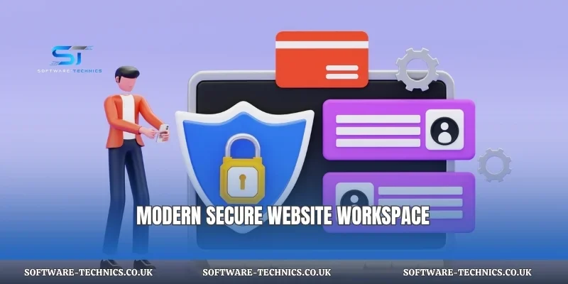 Modern secure website workspace