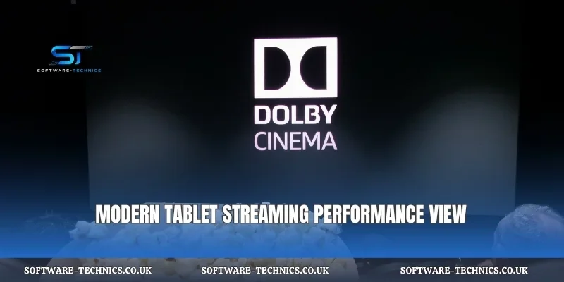 Modern tablet streaming performance view