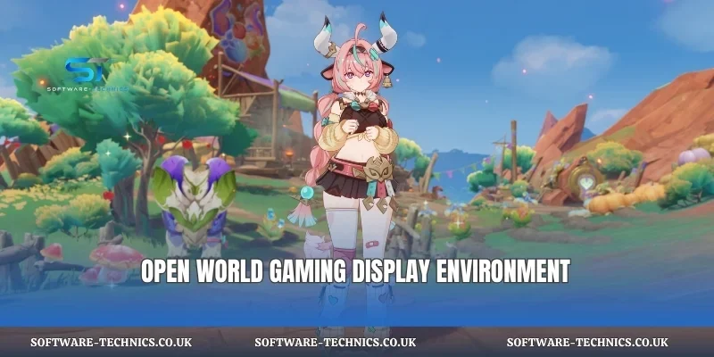 Open world gaming display environment