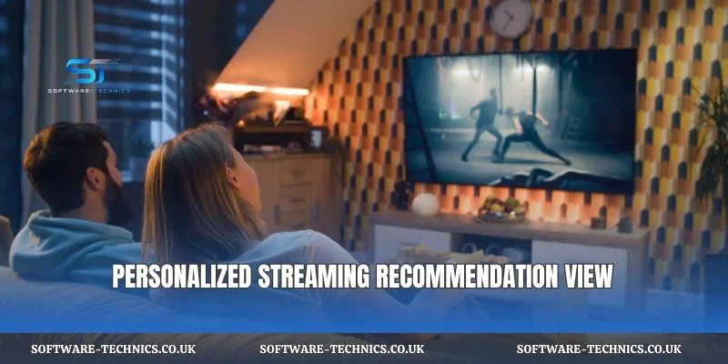 Personalized streaming recommendation view