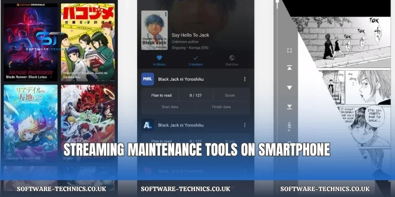 Streaming maintenance tools on smartphone