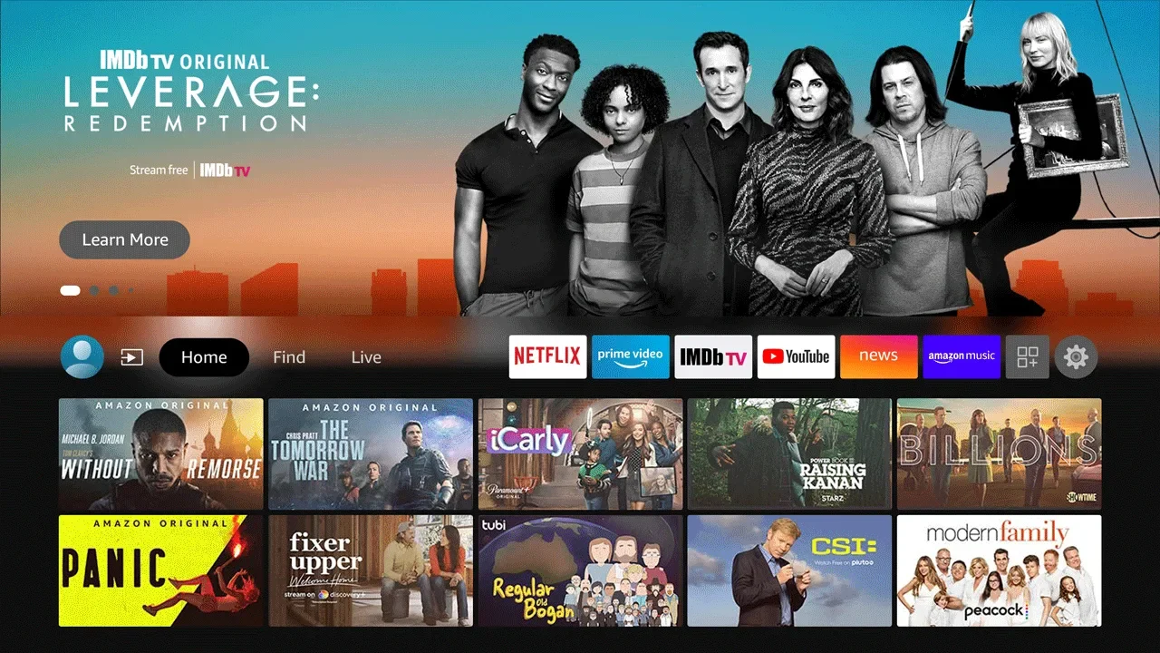 Streaming app interface illustrating free and paid movie viewing options
