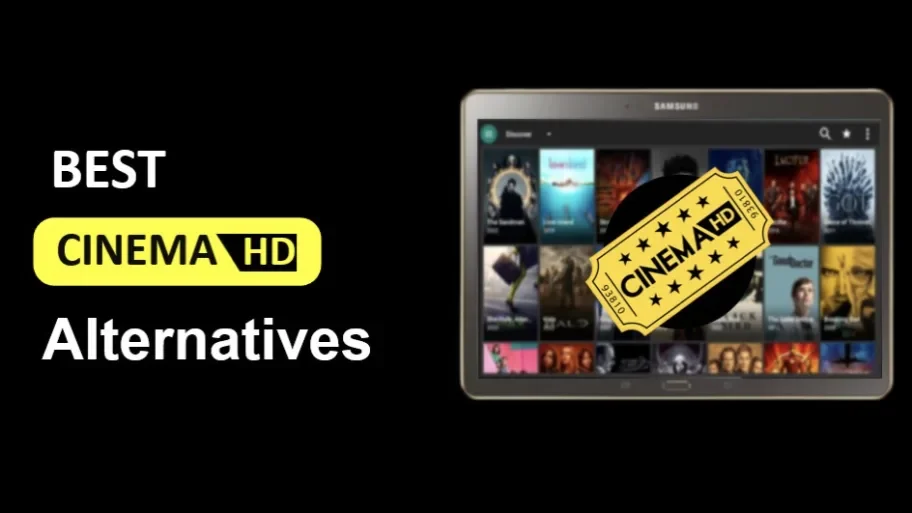 Streaming app interface showing movie and TV content